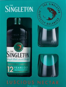 The Singleton 12 Jahre Single Malt Scotch Whisky 40% 0,7L + GP inkl. 2 Gläser