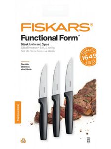 Fiskars 1057564, Steakmesser, 11 cm, Edelstahl, 3 Stück(e)