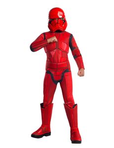 Deluxe Sith Trooper-Kostüm für Jungen Star Wars rot-schwarz