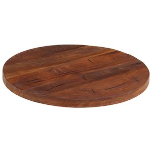 vidaXL Tischplatte Ø 60x2,5 cm Rund Altholz Massiv vidaXL Tischplatte Ø 60x2,5 cm Rund Altholz Massiv