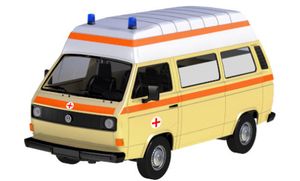 Motormax 79595 VW T3 Hochdach Ambulanz Krankenwagen beige Maßstab 1:24 Modellauto