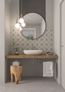 RIONI GREY 16.5 x 16.5 Feinsteinzeug Wand- und Bodenfliese