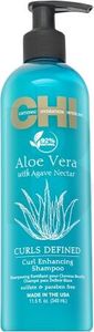 CHI Aloe Vera Curls Defined Curl Enhancing Shampoo Pflegeshampoo für lockiges Haar 340 ml