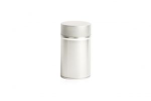Runde Teedose - Kräuterdose - silber klein - 1 Stück