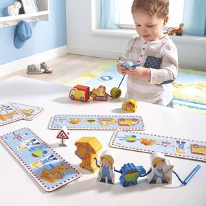 Fädelspiel Baustelle