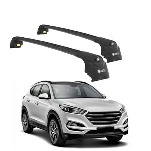 TURTLE DACHTRÄGER AIR-2 HYUNDAI TUCSON TL 2016 - 2021 , Schwarz