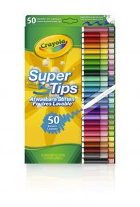 Crayola 35+15 Supertips markers, Multi, Mehrfarben, Rund, Box, Kind, Junge/Mädchen