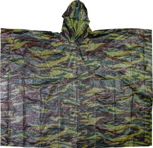 Regenponcho Regencape Regenjacke Camouflage Regenumhang Regenschutz uni
