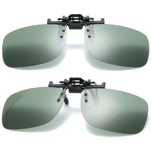 Polarisierte Clip auf Flip up Myopie Sonnenbrille UV400 Fahren Angeln