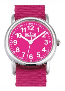 Scout Kinder Uhr Lernuhr Start Up - Cool Pink Mädchenuhr 280304001