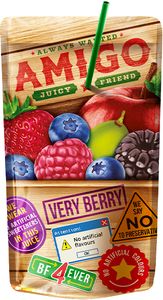 Tasty Flavor | Amigo Juicy Friend Very Berry 200ml