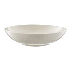 Talerz Talerz do zupy Talerz obiadowy Talerz do serwowania Miska Talerz porcelanowy Miska / talerz ORGANIC beżowy fi 22 cm HOMLA