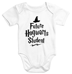 Kurzarm Baby Body HP Hogwarts Future Student Jungen Mädchen Onesie Bodyshirt Moonworks®  3-6 Monate