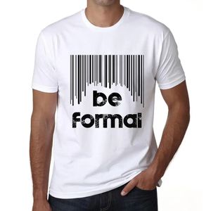 Herren Grafik T-Shirt Barcode ist formell – Barcode Be Formal – Öko-Verantwortlich Vintage Jahrgang Kurzarm Lustige Druck Geburtstag Geschenk Mann