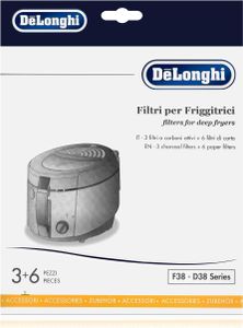 Delonghi Filter Fritteuse Fettdunst-,Aktivkohlefilter Type: DLSK001 (1er Pack)