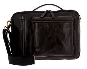 FOSSIL Umhängetasche Laptoptasche mit Laptopfach Buckner Convertible Commuter Black schwarz