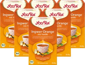 Yogi Tea Ginger Orange with Vanilla Organic Filter Bag. 17X1,8 g