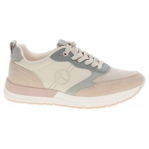 Tamaris Damen Sneaker Beige Rosa Grau