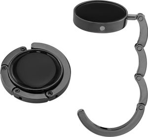 kwmobile Taschenhalter für Tisch - 2x Faltbare Antirutsch Handtaschenhalter Tisch Haken - Taschen Aufhänger - Geschenkidee Gadgets für Frauen -