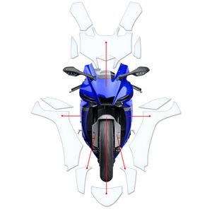 Lackschutzfolie Steinschlagschutz passend für Yamaha YZF-R1 2020+