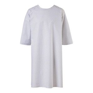Patientenhemd, unisex, in Einheitsgröße, Farbe weiß  : 50% Baumwolle 50% Polyester 150 g/m² : weiß Artikel: 50% Baumwolle 50% Polyester 150 g/m² Farbe: weiß