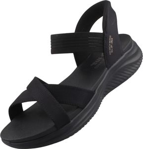 Skechers Slip IN Sandale Schwarz