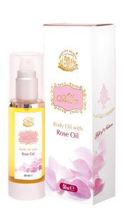 Alba Grup - Körper Massage Öl mit Rosen Öl 50 ml
