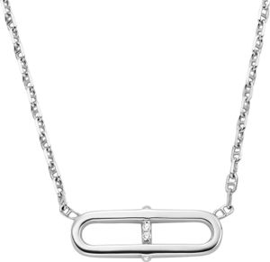 Fossil JFS00636040 Damen Collier Sterling-Silber 925 Silber weiß 45 cm