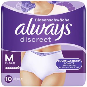 always discreet Inkontinenz-Höschen Pants Plus Größe: M 10 Stück