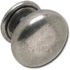 Möbelknopf (Möbelknauf) Omaha ø 33mm Tiefe 27mm Möbelgriff ZN altsilber