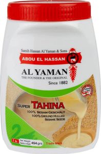 Al Yaman Sesampaste Tahina Tahineh 100% 454g
