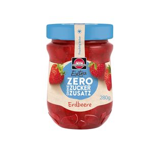 Schwartau Extra Zero jahodový džem bez pridaného cukru vegánsky 280g