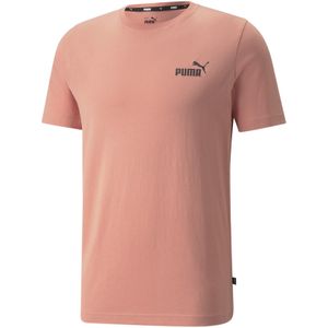 PUMA Herren T-Shirt - ESS Small Logo Tee, Rundhals, Kurzarm, uni Rosa (Rosette) M