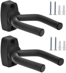 Gitarren Haken Gitarrenständer Wand Halterung 2 Stück für Akustikgitarre, klassische Gitarre, E-Gitarre, Bass, Ukulele