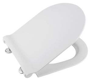 NORM/PURA WC sedátko, SLIM, Soft Close, biela/chrom (MS86CSN11)