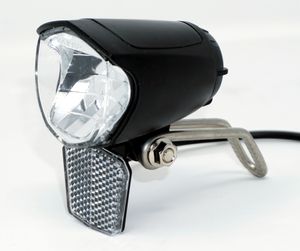 CBK-MS E-Bike Beleuchtung LED Scheinwerfer nach StVZO 75 Lux 6 - 48 Volt Lampe