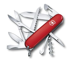 Victorinox Huntsman Taschenmesser mit 15 Funktionen in Rot Rot
