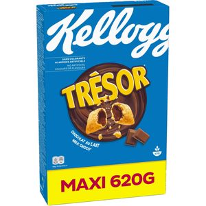 Kelloggs Tresor Milk Choco Cerealien mit Schokoladenfüllung 620g