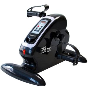 Bonplus BP | Mini Heimtrainer | Elektrischer Pedaltrainer | Passive Gymnastik | 12 Geschwindigkeitsstufen | Fernbedienung | Bidirektional | 5 Modi | Automatisches Uhrwerk