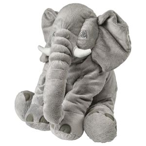 Gustaw Groß Elefant (Grau, 70cm) - Plüsch Kuscheltier, Plüschelefant - XXL Elephant Tier, Weiche und Kuschelige Stofftiere, Plüschtier Kinder, Baby.