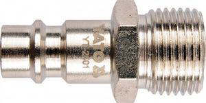 Yato YT-2401 Kupplung und Anschluss für pneumatische Maschine Nickel Stahl Außengewinde (Außen) 3/8" 1 Stück(e)