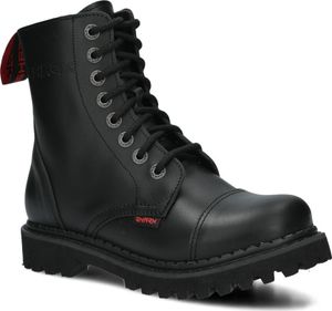 NAGABA Stiefel Damen Herren Springerstiefel 8-Loch - Leder - Schwarz - 46 NAGABA Stiefel Damen Herren Springerstiefel 8-Loch - Leder - Schwarz - 46