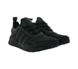 adidas NMD_V3 Turnschuhe nachhaltige Sneaker Lauf-Schuhe für Damen und Herren mit BOOST Dämpfung GX9587 Schwarz, Größe:40