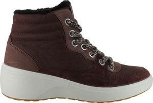 ECCO SOFT 7 braun Leder Winterstiefel isoliert 36