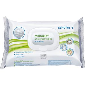 Schülke mikrozid® universal wipes premium 100 Tücher (20x20cm)