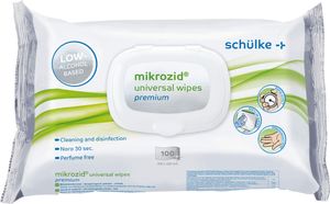 Schülke mikrozid® universal wipes premium 100 Tücher (20x20cm)