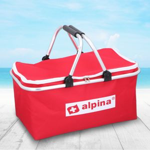 Alpina Kühltasche rot mit Griff