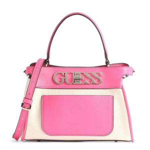 Guess Damen Handtasche Damentasche Shopperbag, mit Henkel, Größe:Einheitsgröße, Farbe:Rosa-dunkelrosa,cornsilk