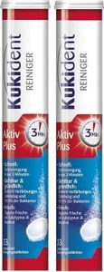 Kukident Aktiv Plus Zahnersatz-Reinigungstabletten (2 x 33 Stück)