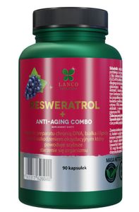 Nahrungsergänzungsmittel Lanco Nutritions Resveratrol + Anti-Aging Combo 90 Kapseln